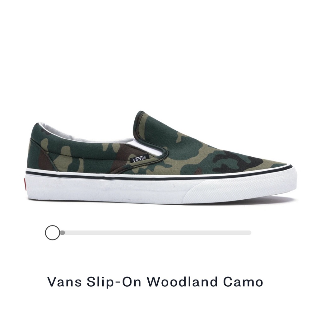 Camo Slip-On Vans